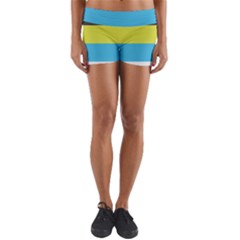 Bigender Flag Copy Yoga Shorts