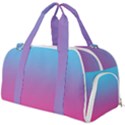 Blue Pink Purple Burner Gym Duffel Bag View1