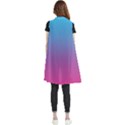 Blue Pink Purple Sleeveless Chiffon Waistcoat Shirt View2