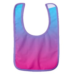 Blue Pink Purple Baby Bib