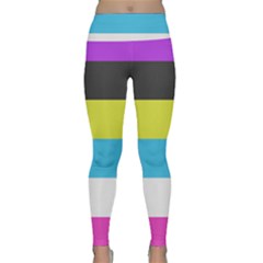 Bigender Flag Copy Lightweight Velour Classic Yoga Leggings by Dutashop