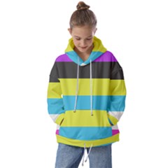 Bigender Flag Copy Kids  Oversized Hoodie by Dutashop