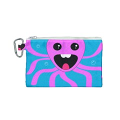 Bubble Octopus Copy Canvas Cosmetic Bag (Small)