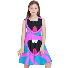 Bubble Octopus Copy Kids  Skater Dress