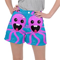 Bubble Octopus Copy Women s Ripstop Shorts