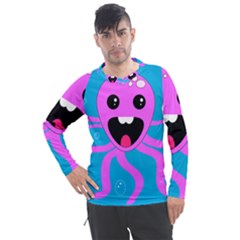 Bubble Octopus Copy Men s Pique Long Sleeve T-Shirt