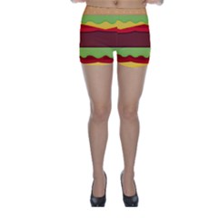 Cake Cute Burger Skinny Shorts by Dutashop