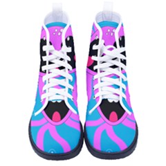 Bubble Octopus Copy Men s High-top Canvas Sneakers