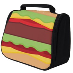 Cake Cute Burger Full Print Travel Pouch (big)