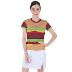 Cake Cute Burger Women s Sports Top by Dutashop