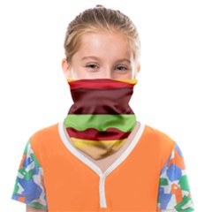 Cake Cute Burger Face Covering Bandana (kids)