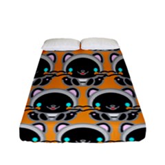 Cute Panda Fitted Sheet (full/ Double Size) by Dutashop