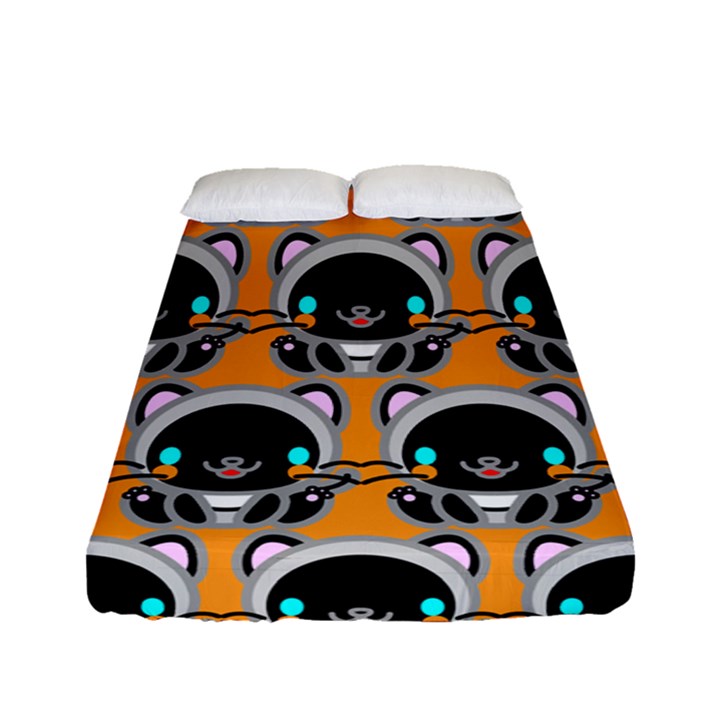 Cute Panda Fitted Sheet (Full/ Double Size)