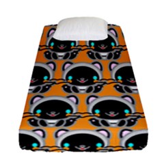 Cute Panda Fitted Sheet (single Size) by Dutashop