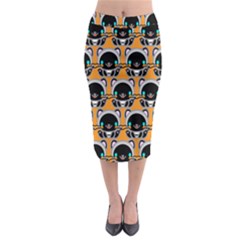 Cute Panda Midi Pencil Skirt by Dutashop