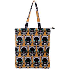 Cute Panda Double Zip Up Tote Bag by Dutashop