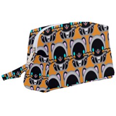 Cute Panda Wristlet Pouch Bag (large)