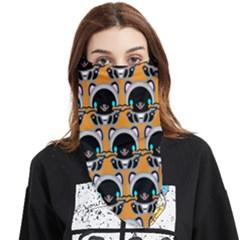 Cute Panda Face Covering Bandana (triangle)