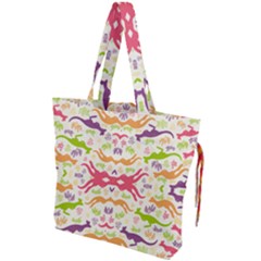 Kangaroo Drawstring Tote Bag