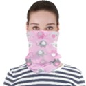 Animals Elephant Pink Cute Face Seamless Bandana (Adult) View1