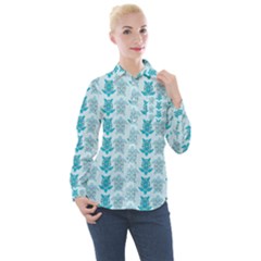 Sea Turtle Sea Animal Women s Long Sleeve Pocket Shirt