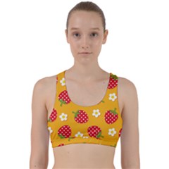 Strawberry Back Weave Sports Bra