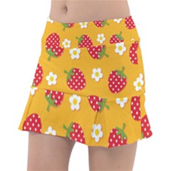 Strawberry Classic Tennis Skirt