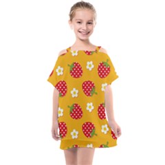 Strawberry Kids  One Piece Chiffon Dress by Dutashop