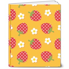 Strawberry 8  X 10  Hardcover Notebook