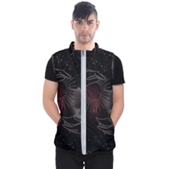 Universal Balance Moon Abstract Star Sun Universe Men s Puffer Vest by Modalart