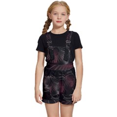 Universal Balance Moon Abstract Star Sun Universe Kids  Short Overalls by Modalart