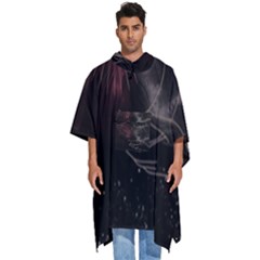 Universal Balance Moon Abstract Star Sun Universe Men s Hooded Rain Ponchos by Modalart