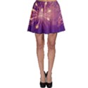 Fireworks On A Purple With Fireworks New Year Christmas Pattern Skater Skirt View1