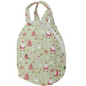 Christmas Pattern Christmas Tree Santa Travel Backpack View1