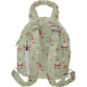 Christmas Pattern Christmas Tree Santa Travel Backpack View2