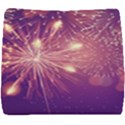 Fireworks On A Purple With Fireworks New Year Christmas Pattern Seat Cushion View1