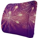 Fireworks On A Purple With Fireworks New Year Christmas Pattern Seat Cushion View3