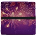 Fireworks On A Purple With Fireworks New Year Christmas Pattern Seat Cushion View4