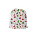 Christmas Santa Pattern Tree Drawstring Pouch (Medium) View2