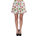 Christmas Santa Pattern Tree Skater Skirt View1