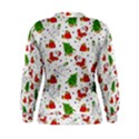 Christmas Santa Pattern Tree Women s Sweatshirt View2