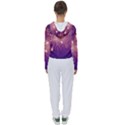 Fireworks On A Purple With Fireworks New Year Christmas Pattern Women s Slouchy Sweat View2