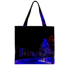 To Meet Christmas Zipper Grocery Tote Bag by Sarkoni