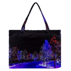 To Meet Christmas Zipper Medium Tote Bag by Sarkoni