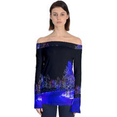 To Meet Christmas Off Shoulder Long Sleeve Top by Sarkoni