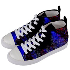 To Meet Christmas Women s Mid-top Canvas Sneakers by Sarkoni