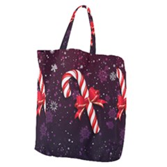 Christmas Lollipop Bowknot Celebrations Giant Grocery Tote by Sarkoni