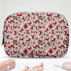 Christmas  Santa Claus Patterns Make Up Pouch (small) by Sarkoni