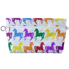 Colorful Horse Background Wallpaper Handbag Organizer by Amaryn4rt