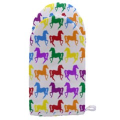 Colorful Horse Background Wallpaper Microwave Oven Glove by Amaryn4rt